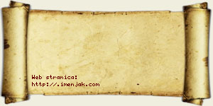 Hana Egerić vizit kartica